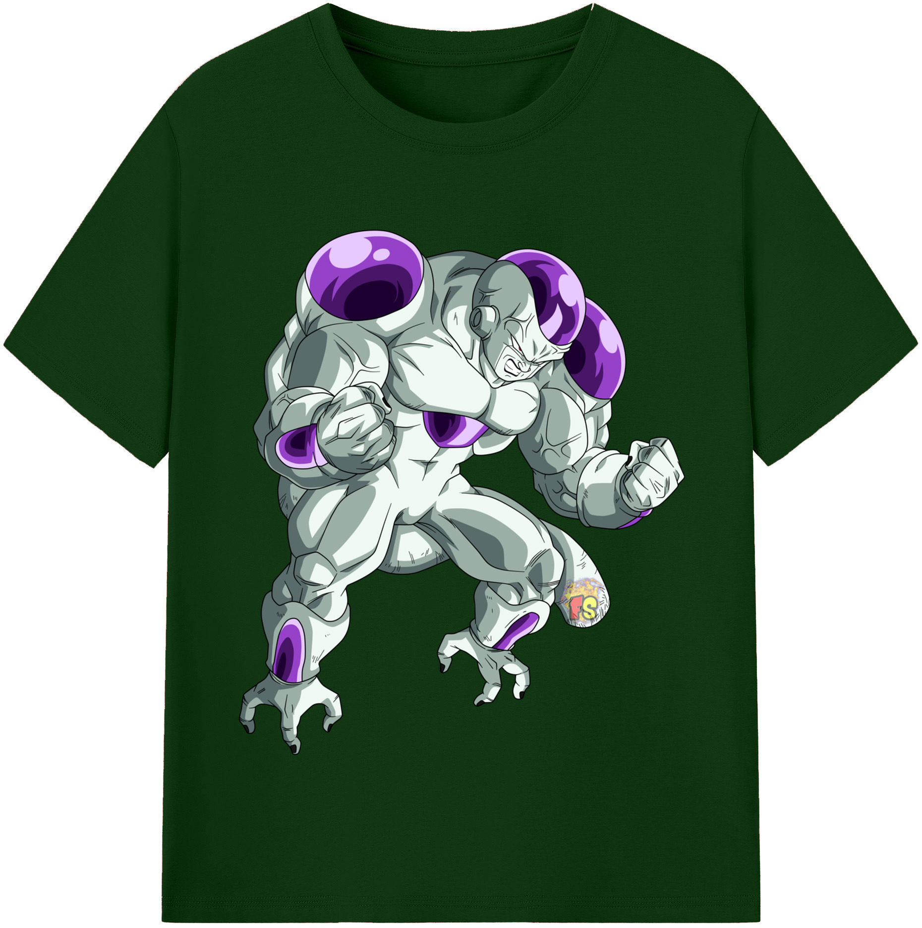 （画像用） ドラゴンボール フリーザ DRAGON BALL Frieza 綿100％半袖Tシャツ（フロントプリント）